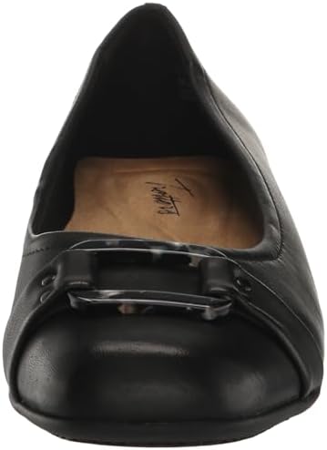 Trotters Women's Sizzle Signature Ballet Flat, Black/Black, 8 XX-Wide | Image 1