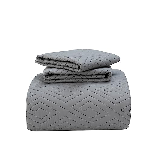 Kingnex 1900056-GREY-5 Oversized King Bedspreads 128X120 thumb #8
