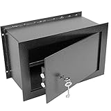 Caja fuerte para guardar dinero, documentos y objetos de valor. Ideal para guardar y proteger el dinero en comercios, oficinas, hoteles, apartamentos, hogar, despachos, etc.