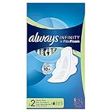 Always Infinity Sanitary Pads for Women, with Wings, Super Absorbency Pad, 32 Count
