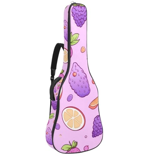 Housse de protection pour guitare acoustique à motif violet pour vos répétitions