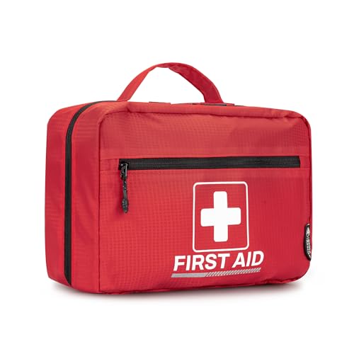 RHINO RESCUE 240 Piece All-Purpose First Aid Kit, Home & Office Professional Medical Supplies, Ideal for Emergency, School, Business, Car, Camping