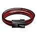 immagine 4EZDIY-FAB EPS 8 Pin Femmina a CPU 8 Pin (4+4) ATX 4 Pin Maschio Alimentatore Convertitore di Alimentazione 4 Pin Cavo di Prolunga per Scheda Madre 11.8 Pollici (30 cm)-Nero Rossa