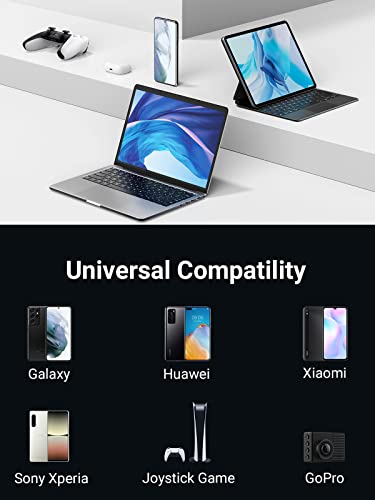 UGREEN Cabo USB C com ângulo reto de 90 graus de carregamento rápido USB A para tipo C compatível co