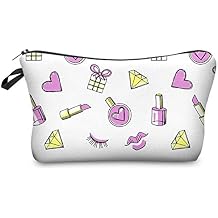 Small Size Makeup Bag Women Cosmetic Bags Organizer Box Ladies Handbag Polyester Travel Storage Bags Wash Bag - Multi-Color Mixed