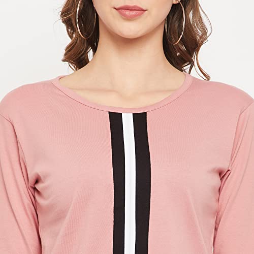 Image of Fabricorn Combo of Plain Color Stylish Up and Down Cotton Tshirt for Women