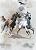 Komar IAX4-0030 Non-Woven Photo Wallpaper Wild Ride Dimensions 200 x 280 cm (W x H) Horses/Wild Horses/Girls/Children's Room