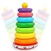Lihgfw Baby-Jenga Sieben-Farben-Regenbogen-Kreis Aufklärung Puzzle Early Education Zwinge Spielzeug, ohne BPA for mehr als 7 Monate