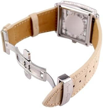 Anne Coquine スクエア型時計 ベージュ Amazon | （公式）アンコキーヌ Anne Coquine スクエアースケルトン