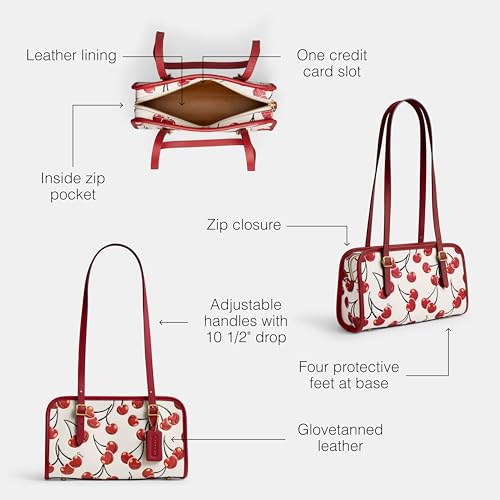 Image of COACH Swing Zip Bag with Grommets