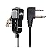 Midland® - AVPH4 Ear Clip Headset Headphones for Midland® GMRS Two-Way Radios – Secure Fit - Crystal Clear Communication Built-In Microphone and Push To Talk Button