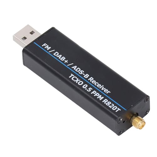 Odbiornik SDR RTL2832U R820T2 100 KHz-1766 MHz TCXO 0,5 PPM Aluminium USB