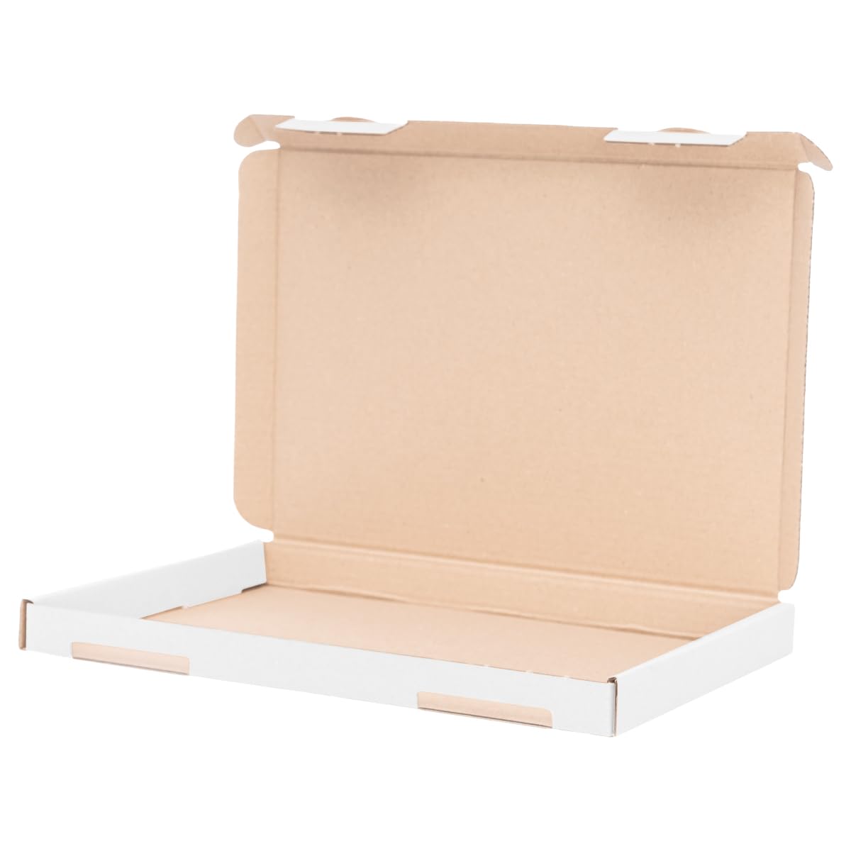 verpacking 300 Scatole fustellate bianche | 23 x 16 x 2 cm - GB 1 | formato A5 | scatole per spedizioni ultra piatte