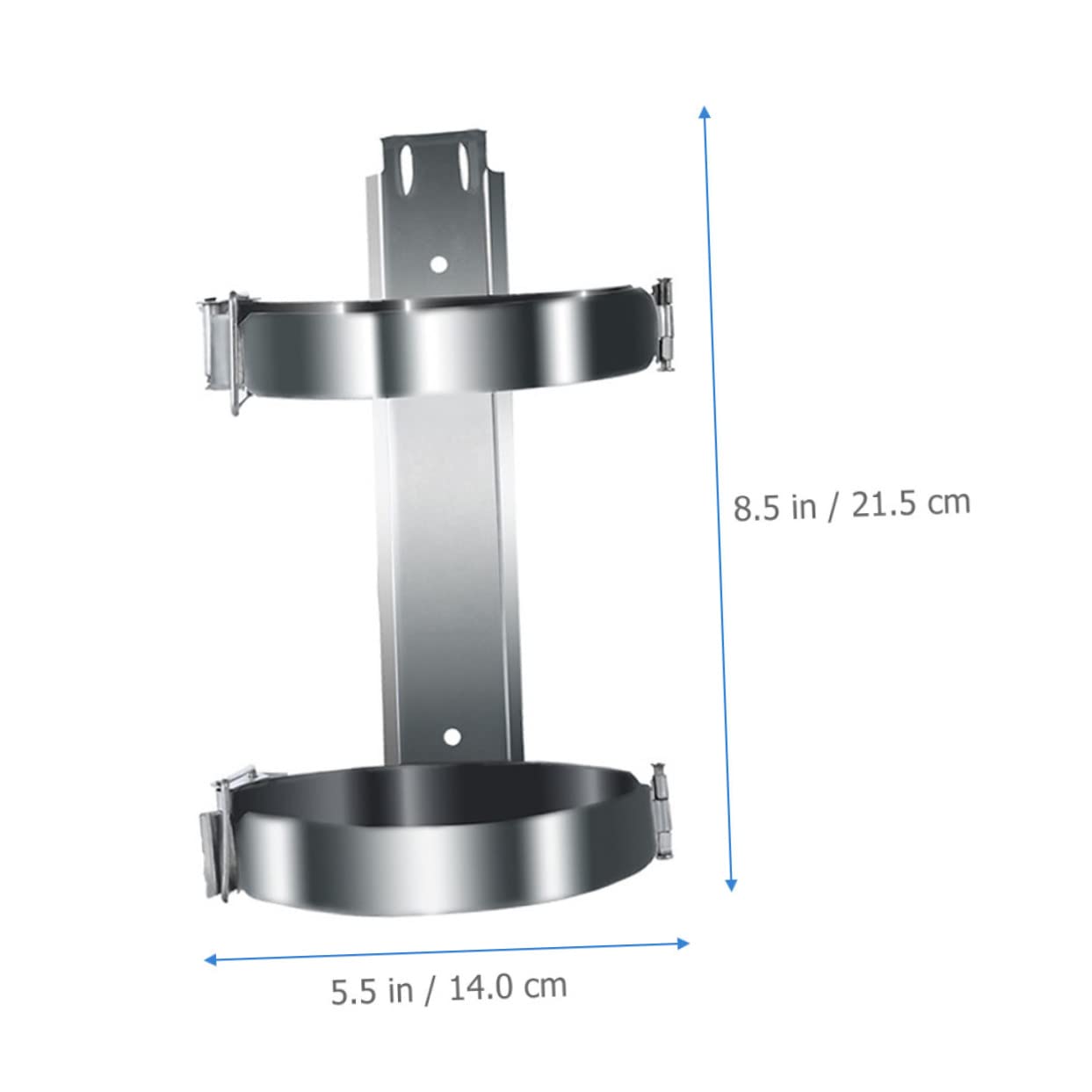 Scatola Per Estintore Da 6 Kg Con Supporto Verticale - Diametro 160mm, Acciaio Inox - Foto 2