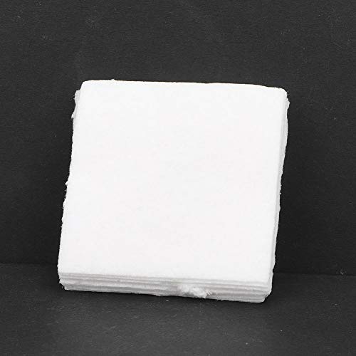 TOPINCN Keramikfaserpapier, hochwertiges Brennpapier, weiß für den Brennofen Einfach zu verwendende Glasschmelzherstellung