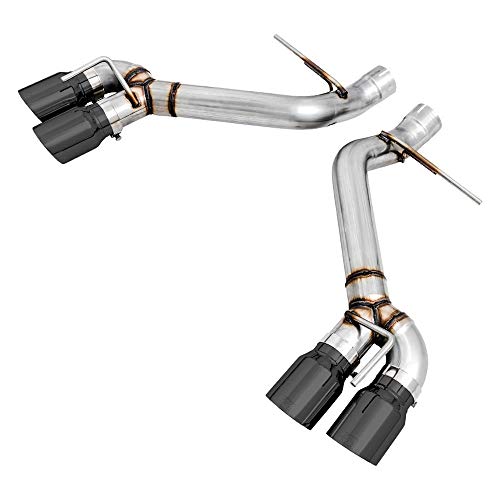 AWE Track Edition Axleback Exhaust for Gen6 Camaro SS / ZL1 - Diamond Black Tips (Quad Outlet)