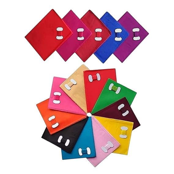 Women's Cotton Saree Fall with Thread (Multicolour) - Pack of 5+5 total 10 pieces