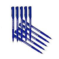 Q Connect 0.4mm Fineliner Pen - Black, Pack of 10