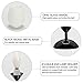 Boncoo Touch Control Table Lamp Dimmable Small Lamp, Ambient Light with Opal Glass Shade Simple Night Light, Modern Accent Lamp Bedside Nightstand Lamp for Bedroom Living Room, E12 Bulb Included