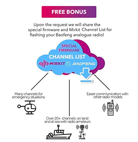 Cable de programación USB 7 en 1 MIRKIT para solucionar fallos de conexión Baofeng 6