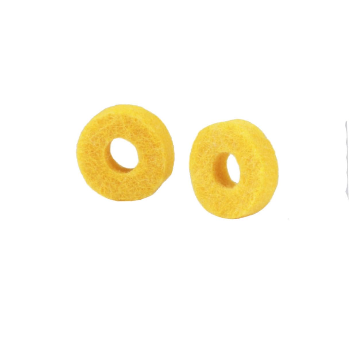 GOOHOCHY 20Pcs Felt Washers for Cymbal Stands Durable Drum Mute Pads for Drumming Practice Soft Felt Cymbal Accessories Protects Instrument Finish