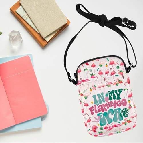 TGBJE Flamingo Crossbody Purses Bag In My Flamingo Era Gift Flamingo Lover Gifts Flamazing Flamingo Adjustable Strap Bag3