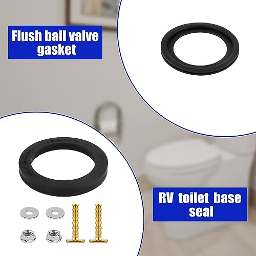 Image of BOXOB 10pcs RV Toilet Seal Kit, 385311652 & 385311658 RV Toilet RV Toilet Gasket Replacement for Dometic 300 /310 /320 RV Toilet
