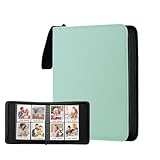 Ablumluxim ポラロイド フォトアルバム i-Type 600 SX-70 Go(3.5インチ×4.25インチ)用 240枚の写真を収納可能 富士フイルムチェキミニ/ワイド/スクエア写真に対応 (ミントグリーン)