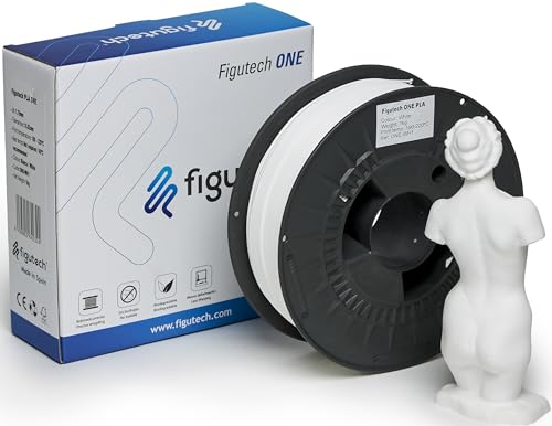 Filamento PLA Blanco 1.75mm 1kg de Figutech ONE: Precisión ±0.02mm, para Impresoras 3D con Alta Adherencia. - Fernando Cortés