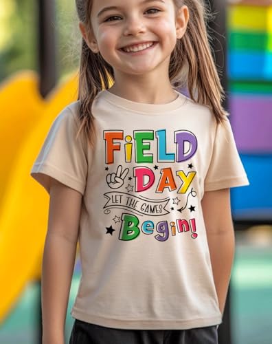 Kids Toddler Boys Girls Field Day T-Shirt Kindergarten Student Funny Short Sleeve Cotton Tee Tops2