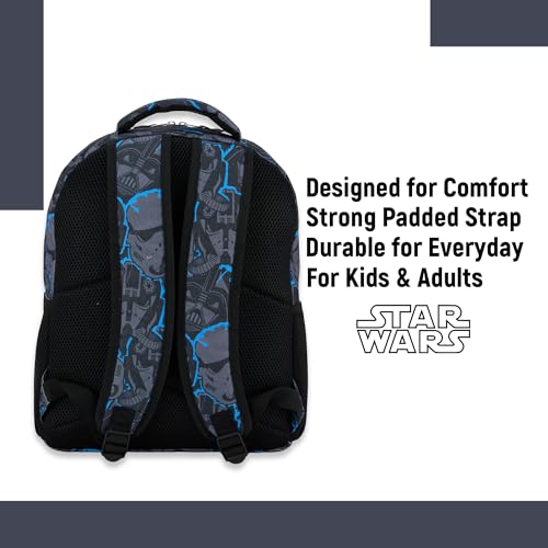 STAR WARS Allover Print Backpack - Darth Vader, Storm Trooper, Yoda, Luke Skywalker, Han Solo and Chewbacca - Adult and Kids School Bag2