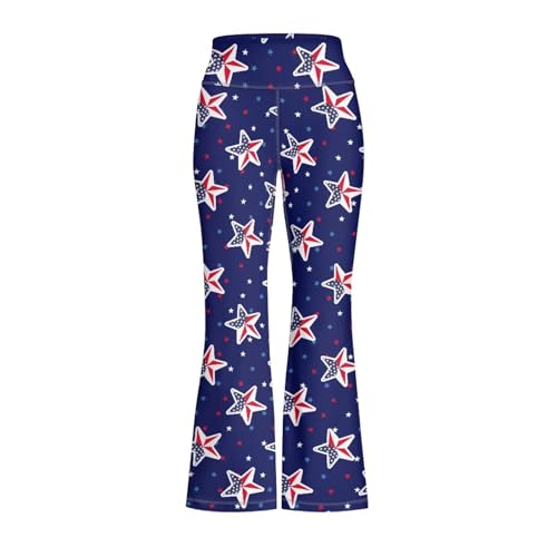 Image of Girls Flare Leggings 5-14T Cute Bell Bottoms for Girl Yoga Pants for Gym