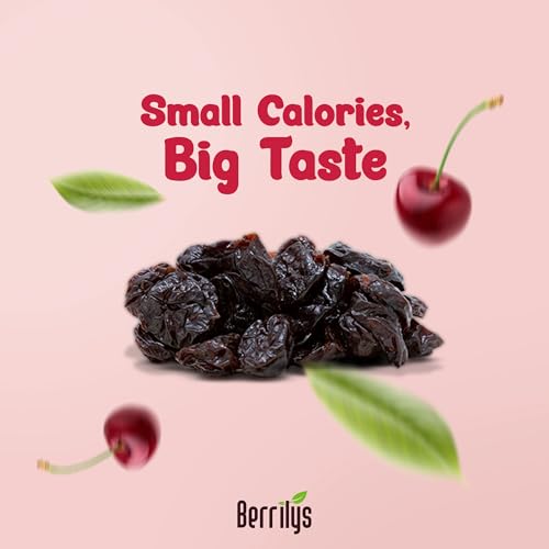 Berrilys Organic Unsweetened Pitted Dried Tart Cherries (5 lb) - No Sugar Added, Perfect for Baking, Snacking & Salads - Unsweetened Dried Fruit - Non-GMO, Vegan Dried Cherries for Healthy Living - Thumbnail 2