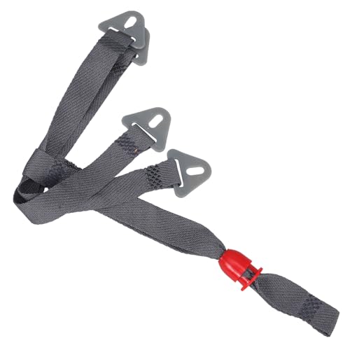GANAZONO 調節可能なチンストラップ ヘルメット用 チンプロテクション ストラップ 硬帽対応 字型バックル付き 耐久性素材 ハードヘルメット用 ソフトボール ホッケーなど各種スポーツに適用