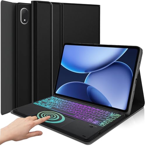 HSIAOZ Touchpad Backlit Keyboard Case for OnePlus Pad...