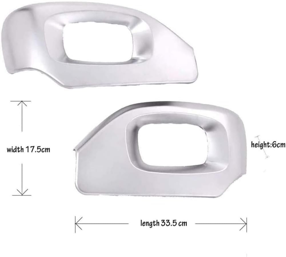 Compatible with Sport Vogue SE ABS Chrome Seat Side Cover Frame Trim Car Interior Accessories(2014-2017 RR Sport/Vogue SE/Autobiography,Silver)