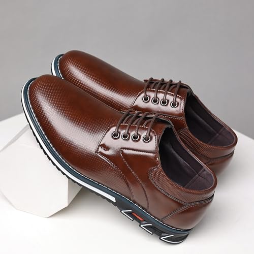 Men's Casual Dress Shoes Comfort Soft Men Oxfords Fashion Dress Business Derby Shoes Orthopedic Leather Shoes Walking Shoes4