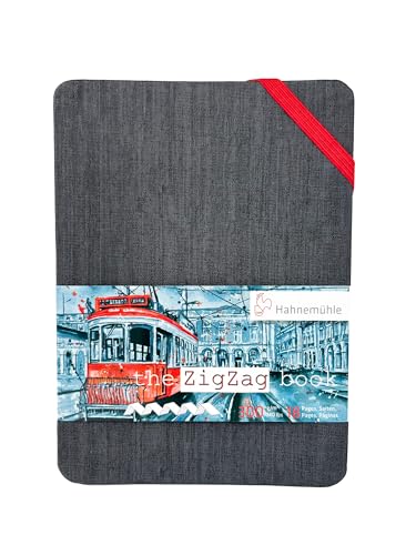Hahnemuhle Zigzag Accordian Watercolor Book A6 300gsm 18 Pages