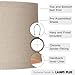 Natural Linen Large Drum Lamp Shade 15