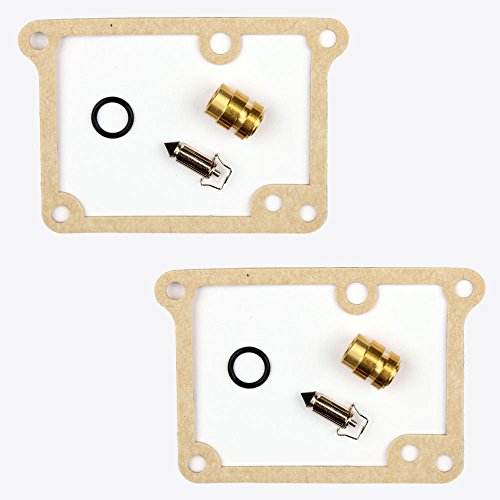 2x Kit Recompatible paración Carburador Aguja del flotador compatible para Yamaha RD 350 LCH LCN LC YPVS