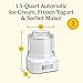 Cuisinart Ice Cream Maker Machine, 1.5 Quart Double Insulated Machine, Sorbet and Frozen Yogurt Maker, Ready in 20 Minutes, ICE-21RP1, Red