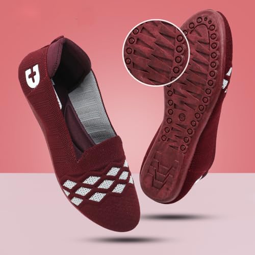 Image of DOCTOR HEALTH SUPER SOFT Women's Lightweight Running & Walking Shoes | Breathable Knit Slip-On Sneakers with Memory Foam Cushion | Flexible, Soft Everyday Comfort Footwear for Ladies & Girls