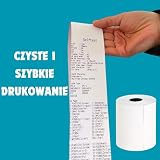 Double Dragon Premium Rolka Papieru Termicznego 80 x 80 mm do Drukarki EPOS, Terminala POS, Kasy Fiskalnej [Opakowanie 10 sztuk]