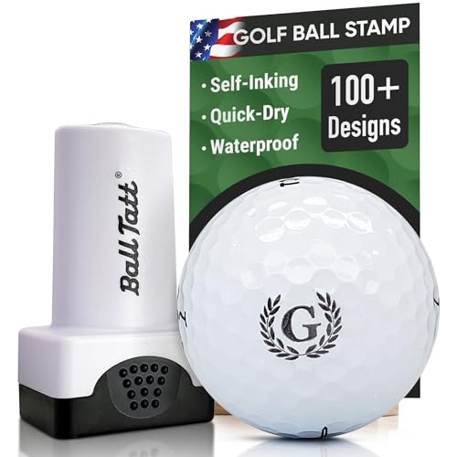 Ball Tatt - Golf Ball Stamp - Self-Inking Marker -...