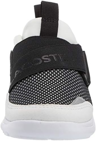 Lacoste Unisex-Baby LT Dash 120 1 SUI Sneaker, Off White/Black, 7.5 Medium US Toddler | Image 1