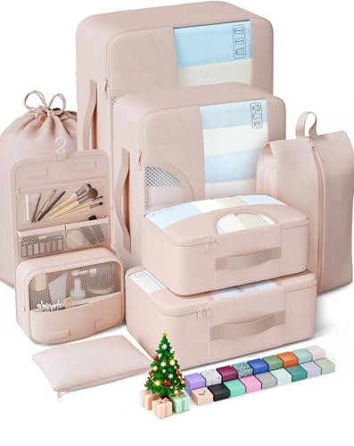Veken 8 Set Packing Cubes for Travel, Birthday...