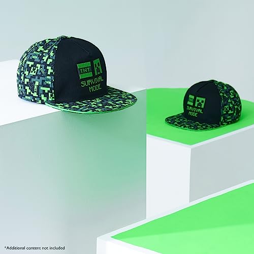 Minecraft Baseball Cap Boys Sun Hat Lightweight Adjustable Strap Snapback Creeper Kids Holiday Accessories Gamer Gifts