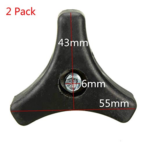 Nc 2 Pack Triangle Handle Knob Screw Bolt Fit For Honda Lawn Machine/Lawn Mower #TOP4