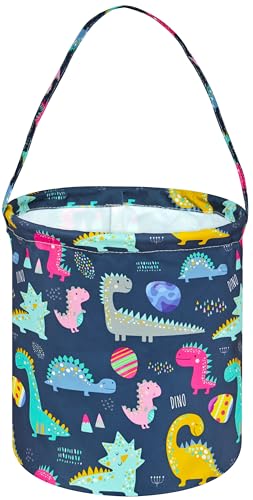 Image of Easter Egg Basket Easter Bunny Gift Basket Storage Bucket Portability Lightweight with handle