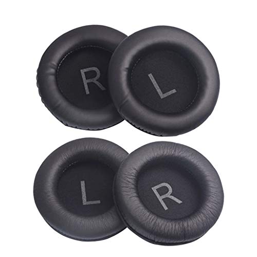 WOWOWO 1Pair Soft Earpads Leather Ear Cushion Cover for AKG K52 K72 K92 K240 Headphones,Black,100x18mm - Image 2